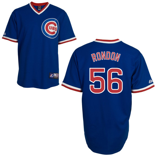 Hector Rondon #56 Youth Baseball Jersey-Chicago Cubs Authentic Alternate 2 Blue MLB Jersey
